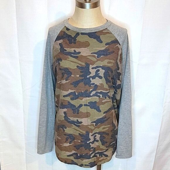 First Look Camouflage Shirt Elbow Patches Size Large - Picture 1 of 9
